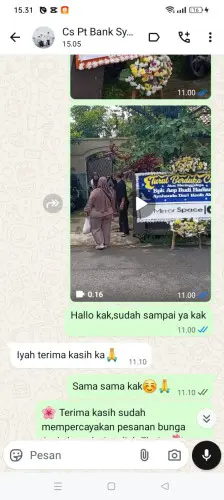 Testimonial Papan Bunga brebes